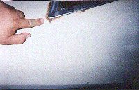 Minor rust at rear window.
