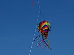 Gomberg 12 foot grinder spinning windsock.